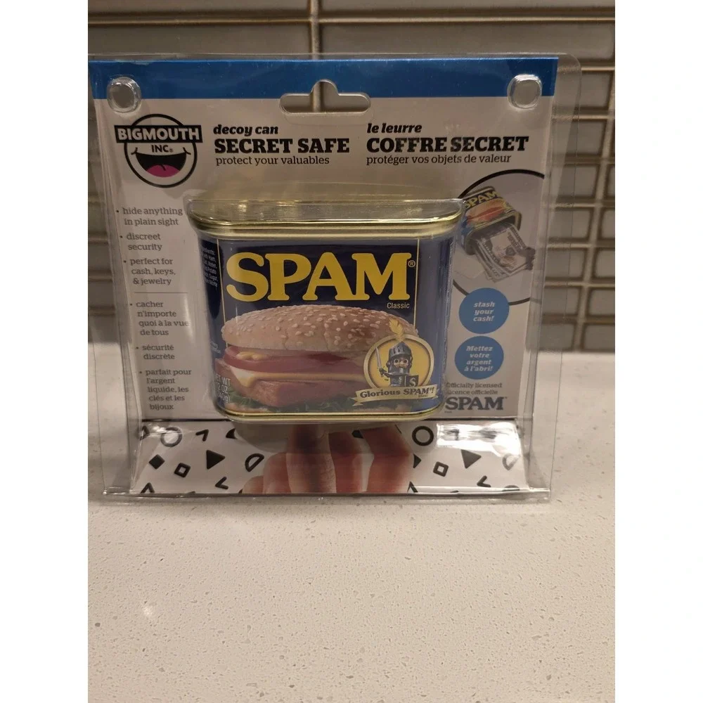 SPAM -  Bigmouth Inc.  Decoy Secret Safe Can. Stash Your Cash New Factory Sealed